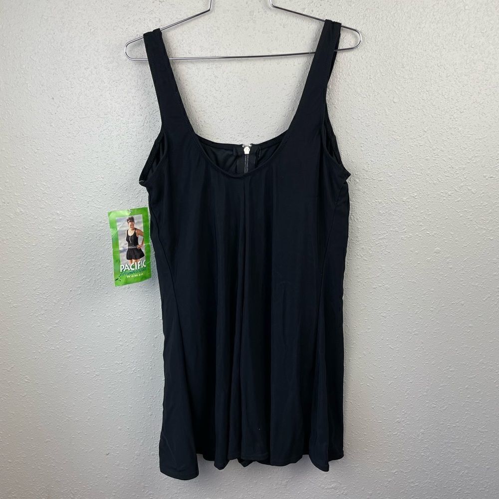 NWT Pacific Connections Black Swim Suit Size 20W